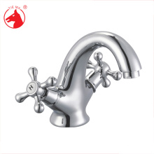 Llave doble para lavabo cromado (ZS57503)